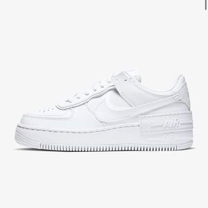 Womens Air Force 1 with new white laces